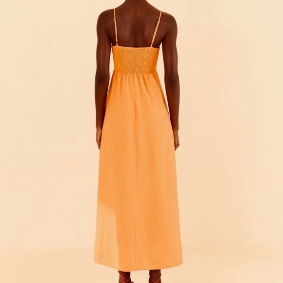 FARM Rio Dresses & Skirts - Farm Rio Maxi Dress – Size L (G) – Nude/Peach Tone